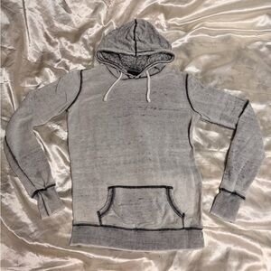 Cotton On Light Gray Distressed Hooded Sweater